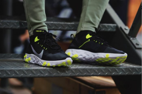 Giày Nike React Element 55 'Black Volt' BQ6166-001 - Ảnh 5