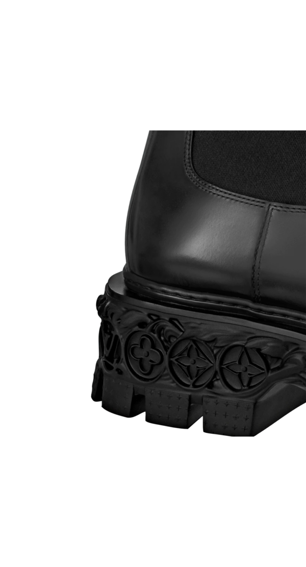 Giày Louis Vuitton LV Baroque Chelsea Boots 'Black' 1AAHB9 - Ảnh 2