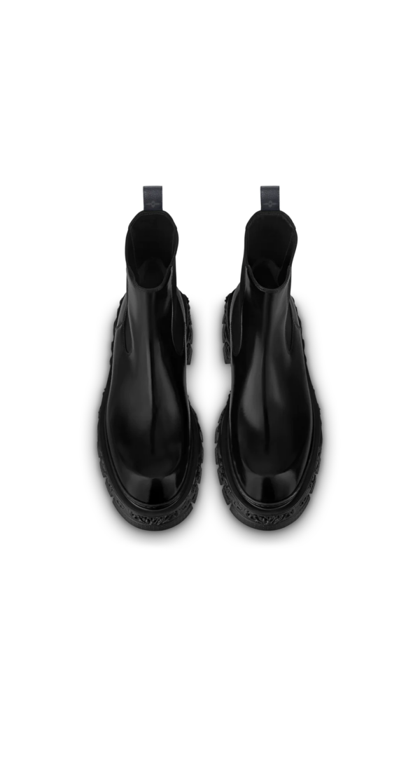 Giày Louis Vuitton LV Baroque Chelsea Boots 'Black' 1AAHB9 - Ảnh 4