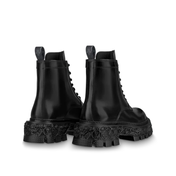 Giày Louis Vuitton LV Baroque Ranger Boots 'Black' 1AAH5U - Ảnh 3
