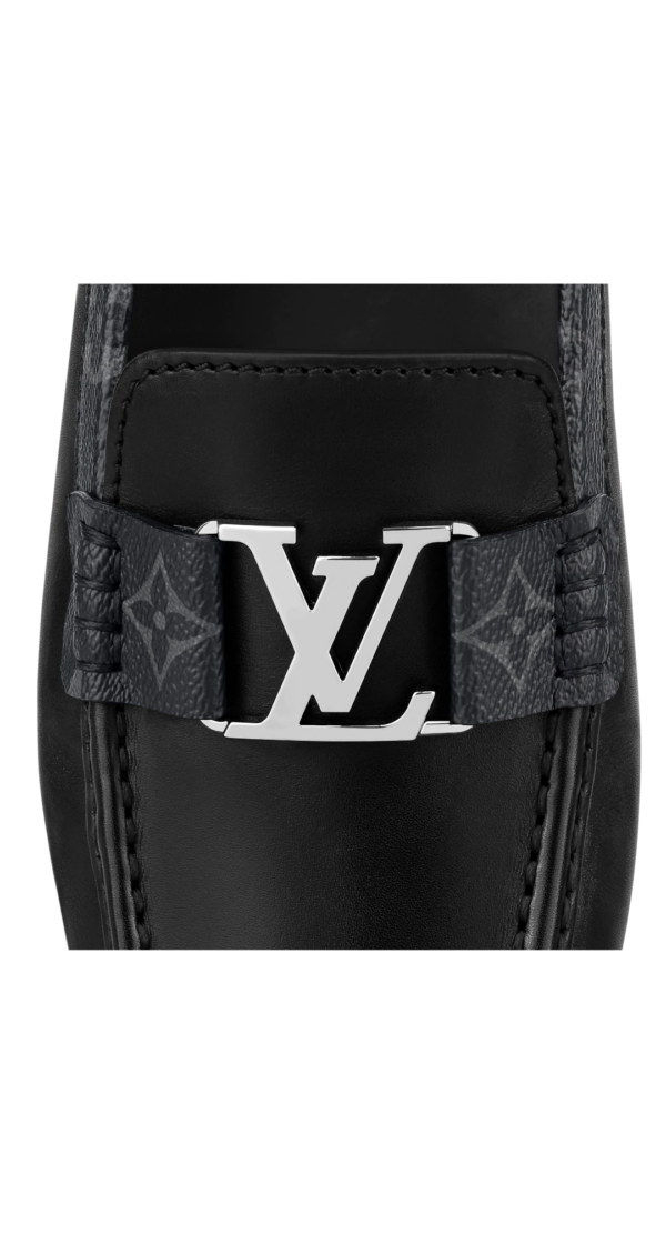 Giày Louis Vuitton Monte Carlo Moccasins 'Black' 1A8F6Z - Ảnh 4
