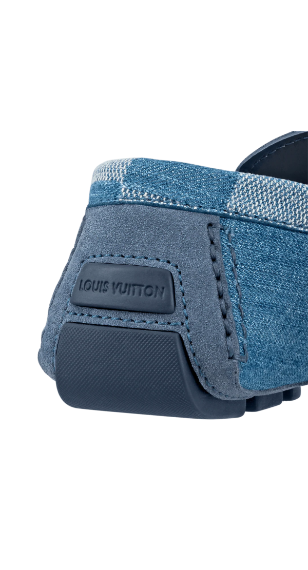 Giày Louis Vuitton Monte Carlo Moccasins 'Blue' 1A9YQL - Ảnh 3