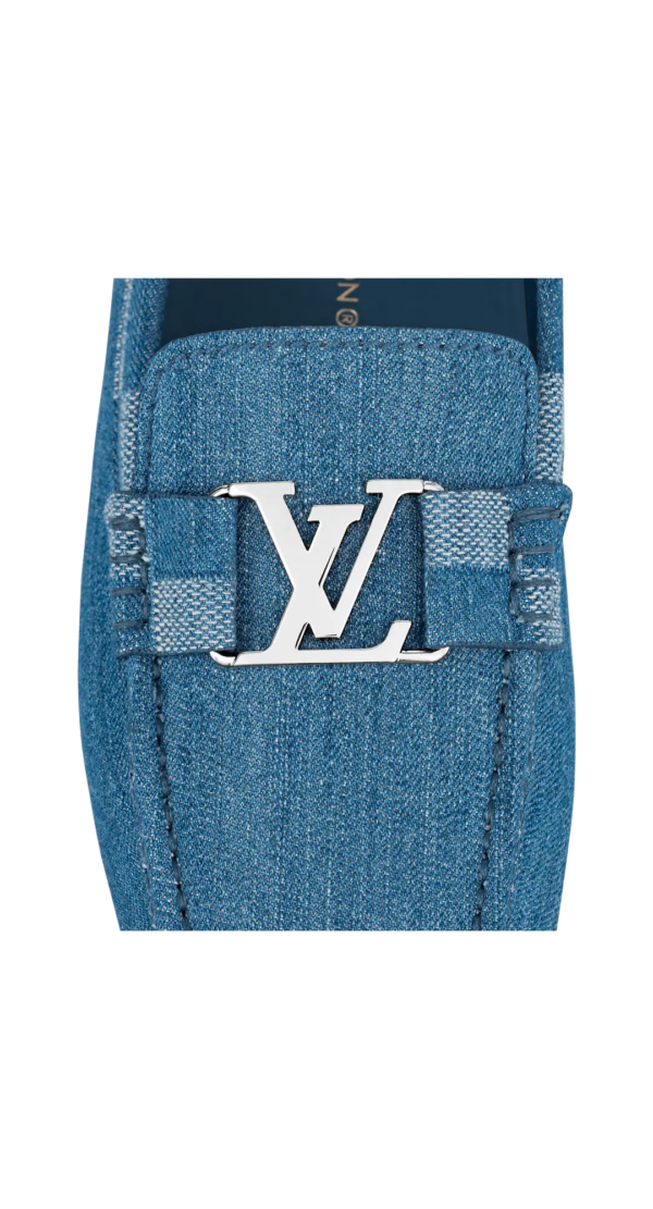 Giày Louis Vuitton Monte Carlo Moccasins 'Blue' 1A9YQL - Ảnh 2