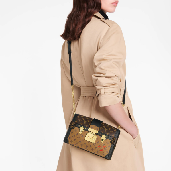 Túi Louis Vuitton Trunk Clutch Monogram Canvas Handbags M43596 - Ảnh 2