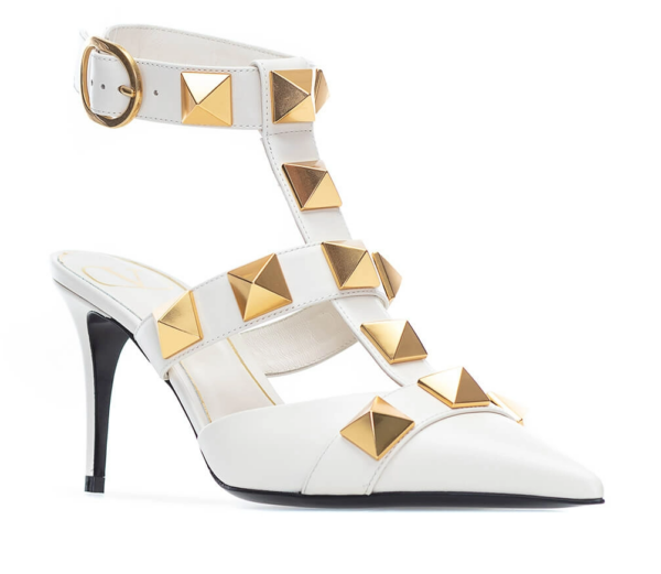 Giày Cao Gót Valentino Garavani Roman Stud Pump VW0S0CB2ZWMI16 - Ảnh 2