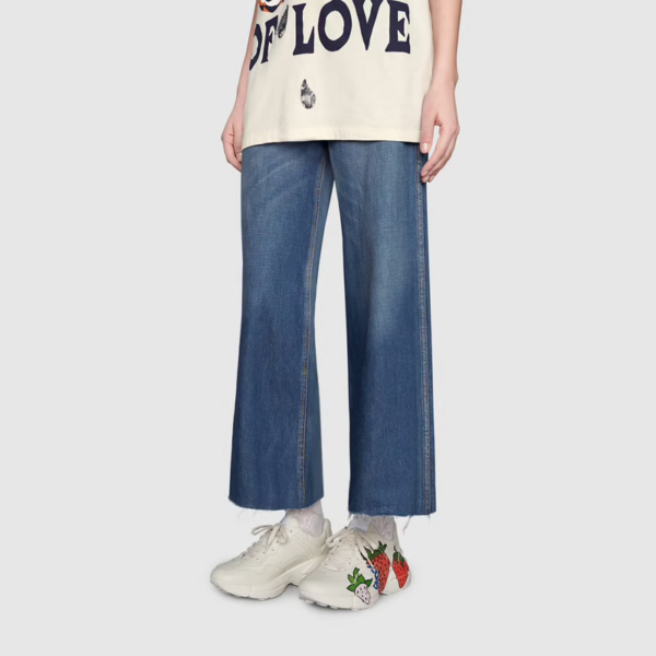 Giày Gucci Wmns Rhyton 'Gucci Strawberry' 576963-DRW00-9522 - Ảnh 2