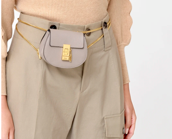 Túi Chloe Mini Drew Crossbody Backpack CHC21SP10094423W - Ảnh 6