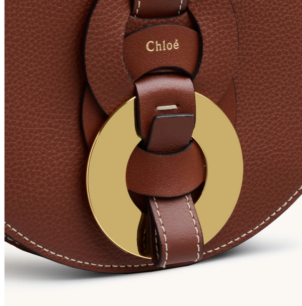 Túi Chloe Darryl Saddle Grained Smooth 'Brown' - Ảnh 2