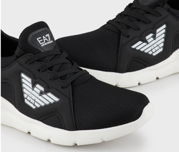Giày Armani A-Racer Sneakers 'Black White' X8X056XCC56100002 - Ảnh 2