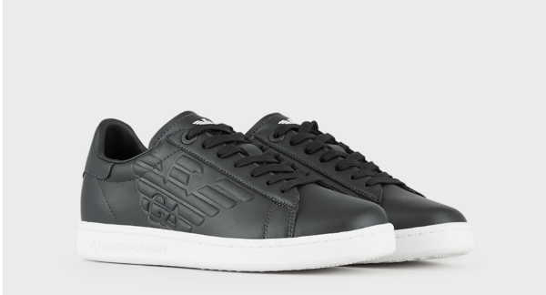 Giày Armani Classic New CC Sneakers 'Black' X8X001XCC51100002 - Ảnh 3