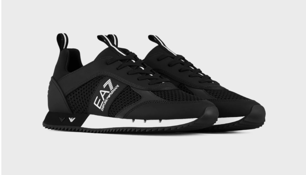 Giày Armani Mesh Sneakers 'Black White' X8X027XK0501A120 - Ảnh 3