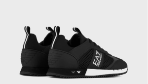 Alternative view of Giày Armani Mesh Sneakers 'Black White' X8X027XK0501A120