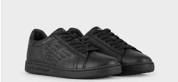 Giày Armani Classic New CC Sneakers 'Triple Black' X8X001XCC511A083 - Ảnh 5