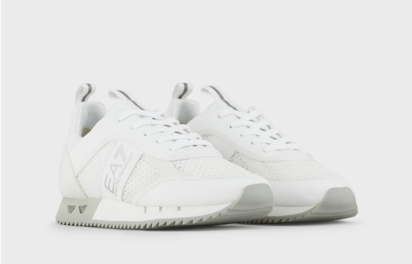 Giày Armani Mesh Sneakers 'White' X8X027XK050100175 - Ảnh 4
