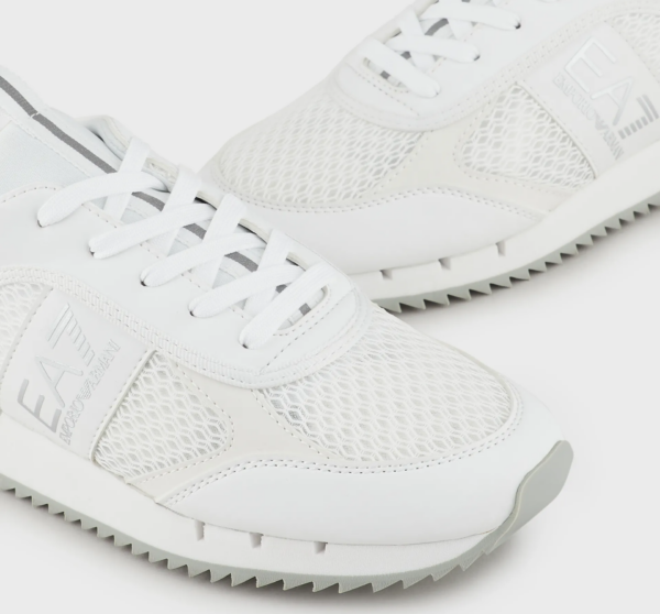 Giày Armani Mesh Sneakers 'White' X8X027XK050100175 - Ảnh 2