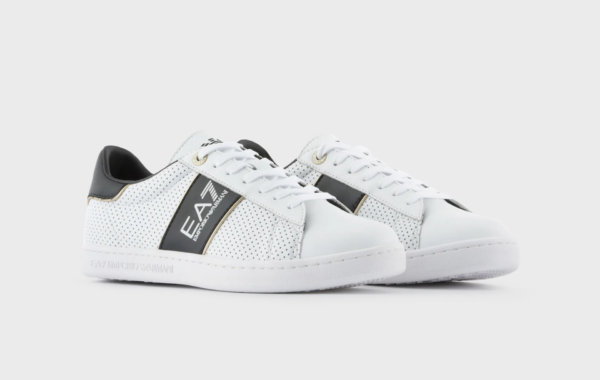 Giày Armani Classic Performance Sneakers 'White' X8X102XK2581Q678 - Ảnh 4