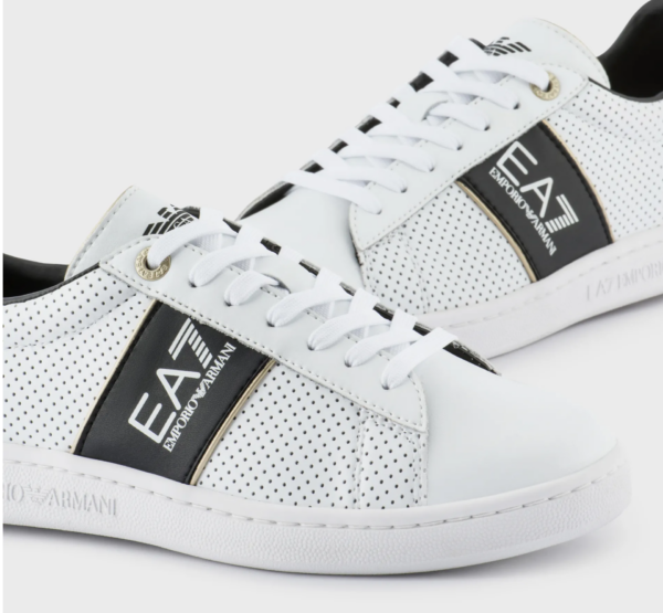 Giày Armani Classic Performance Sneakers 'White' X8X102XK2581Q678 - Ảnh 2