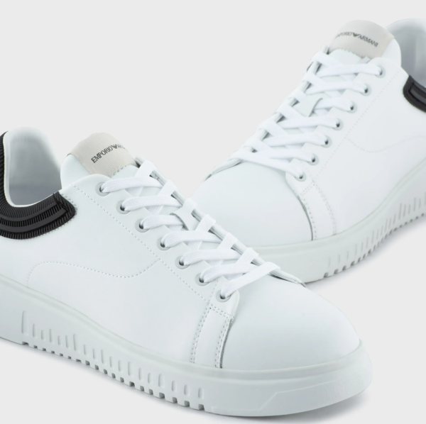 Giày Armani Rubber Backs 'White' X4X264XN191100230 - Ảnh 2