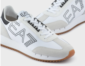 Alternative view of Giày Armani Vintage Sneakers 'Black White' X8X101XK2571D611