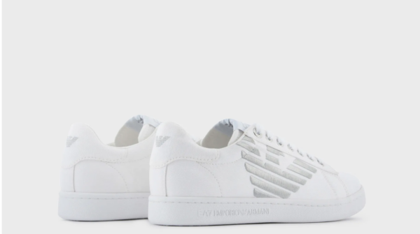 Giày Armani Classic Sneakers 'Triple White' X8X001XK2551M696 - Ảnh 3
