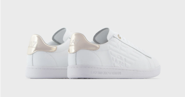 Giày Armani Classic New CC Sneakers 'White Gold' X8X001XCC511R579 - Ảnh 3