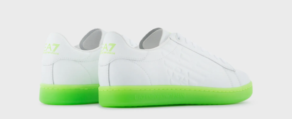 Giày Armani Classic Sneaker 'Neon White' X8X001XK2541Q674 - Ảnh 3