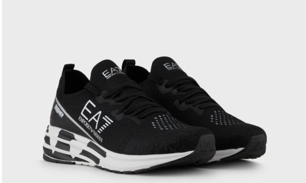 Giày Armani Crusher Distance Sneakers 'Black' X8X095XK2401A120 - Ảnh 2