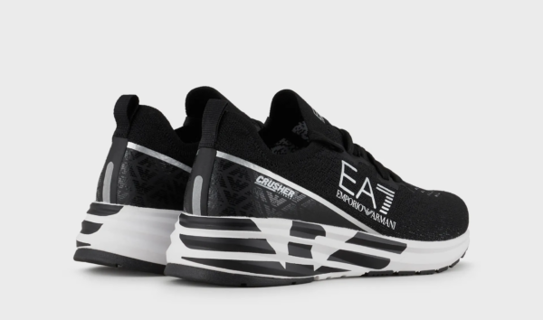 Giày Armani Crusher Distance Sneakers 'Black' X8X095XK2401A120 - Ảnh 3