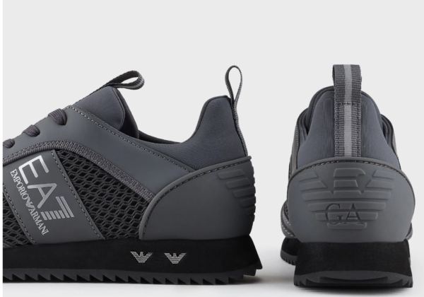 Giày Armani Mesh Sneakers 'Dark Grey' X8X027XK0501Q746 - Ảnh 2