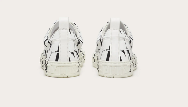 Giày Valentino Times Giggies Low-Top Fabric Sneaker UY0S0D57JKYA01 - Ảnh 4