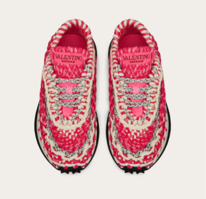 Alternative view of Giày Valentino  Garavani Crochet Sneaker In Fabric WW2S0BU6IHEID0