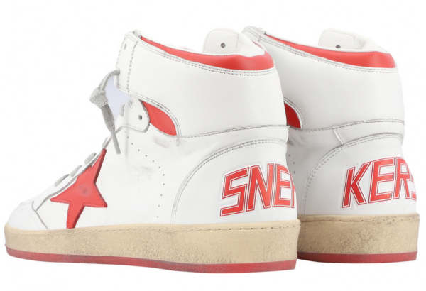 Giày Golden Goose Sky Star High 'White Red' GMF00230-F002190-10350 - Ảnh 3