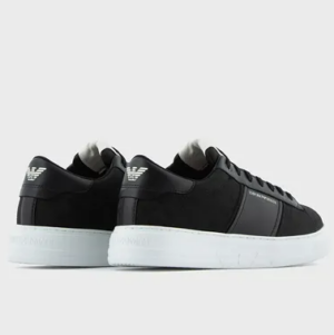 Alternative view of Giày Armani Nylon All Over Eagle 'Black' X4X570XN1831K001