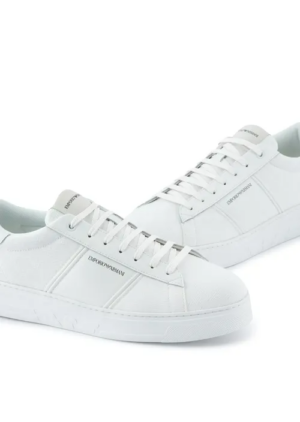 Alternative view of Giày Armani Nylon Matching All-over Eagle 'White'