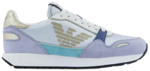 Giày Armani Leather With Oversized Eagle 'Print'