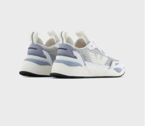 Alternative view of Giày Armani Nubuck With Mesh Details 'White 1'