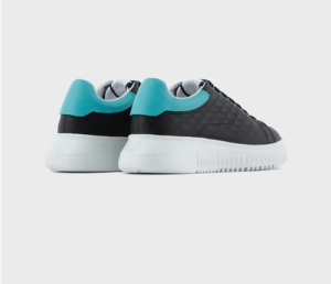 Alternative view of Giày Armani Embossed All Over Eagle Nappa Leather 'Black'