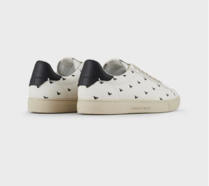 Alternative view of Giày Armani Soft Leather With All Over 3D Eagle 'White'