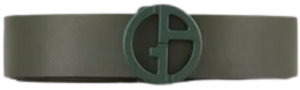 Thắt lưng Giorgio Armani Reversible Leather Belt 'Verde Scuro'