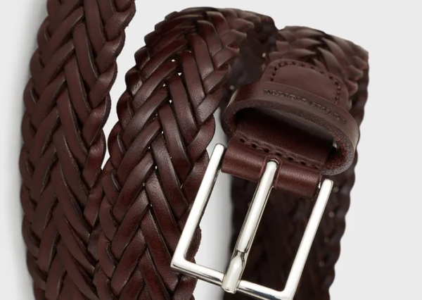 Thắt Lưng Armani Woven 'Dark Brown' Y4S496Y126E180005 - Ảnh 3