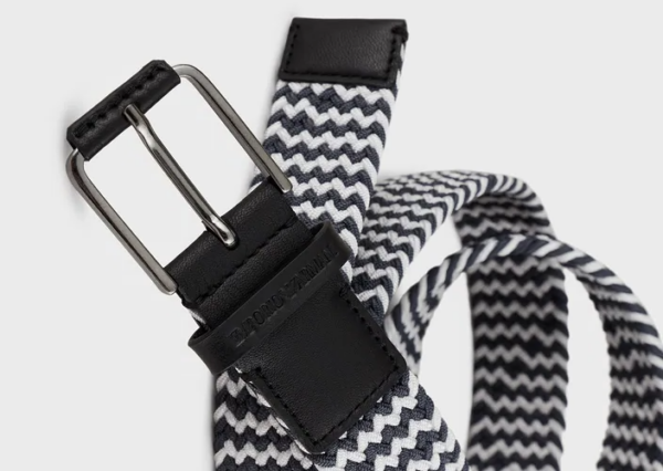 Thắt Lưng Armani Woven 'Navy Blue' Y4S514Y124J185334 - Ảnh 3