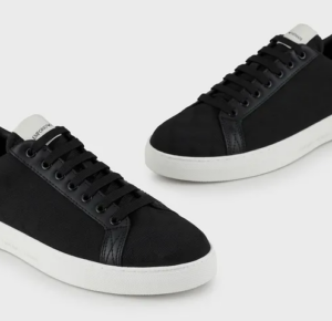 Alternative view of Giày Armani Jacquard Monogram 'Black' X4X316XM7411K001