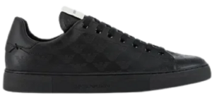 Giày Armani Soft Leather Monogram 'Black' X4X554XM9951K001