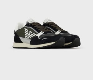 Alternative view of Giày Armani Suede With Contrasting Inserts 'Blue' X4X537XM6781Q446