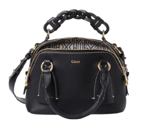 Túi Chloe Small Bag Daria in Grained & Shiny Calfskin CHC20US361C624D4