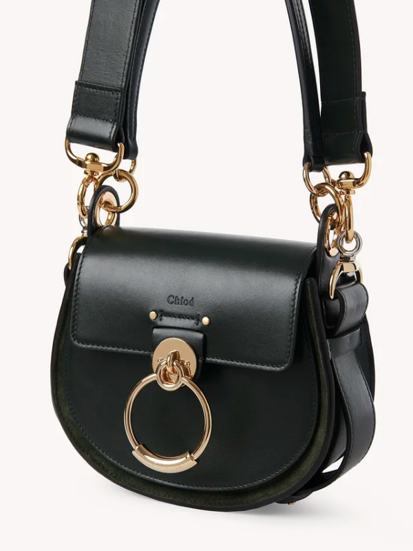 Túi Chloe Tess Small Bag in Shiny & Suede Calfskin CHC18WS153A373I2 - Ảnh 2