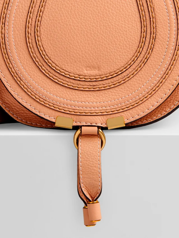 Túi Chloe Marcie Round Saddle 'Pink' CHC11SP5801616I1 - Ảnh 2