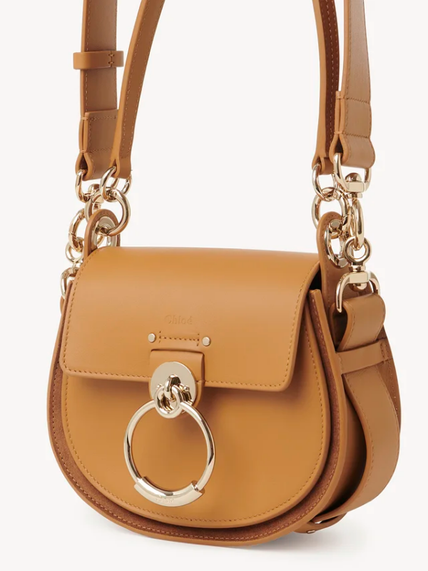 Túi Chloe Tess Small Purse In Shiny & Suede Calfskin CHC21-WS153F27-211 - Ảnh 4