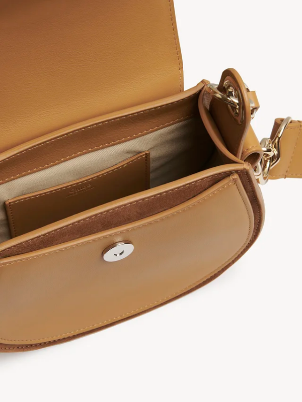 Túi Chloe Tess Small Purse In Shiny & Suede Calfskin CHC21-WS153F27-211 - Ảnh 5