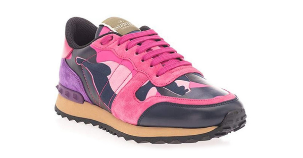 Giày Valentino Garavani Trainers Camouflage Sneakers TW2S0291TCC-44N - Ảnh 4